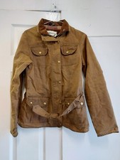 Tayberry Size 12 Women's Brown Waxed Cotton Jacket