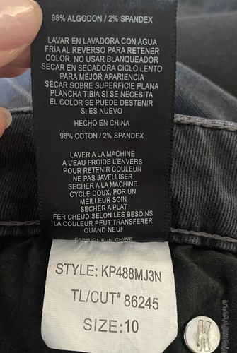 Kut from the Kloth Womens Gray Diana Skinny Jeans Pants Size 10 - Picture 9 of 11