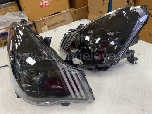 2008 year For Sylphy Sentra LED Head Lights Front lamps black housing - Bild 4 von 9