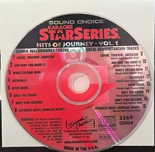 SC2269 JOURNEY SOUND CHOICE KARAOKE CDG LOT 1.00