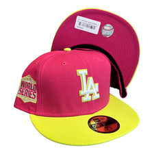 New Era Los Angeles Dodgers Color Pack 59FIFTY Fitted Hat 2020 WS Patch 7 1/2