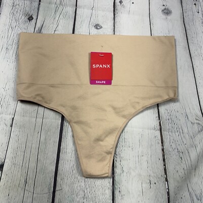 Spanx Women Everyday Shaping Panties Thong Size XL
