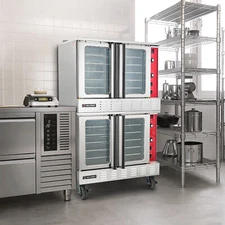 WILPREP Commercial Gas Convection Oven LPG 38" Full Size Double-Deck 108000 BTU