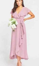 Show Me Your Mumu Jess Ruffle Midi Dress Bridesmaid Formal Antique Rose, NWT  2X