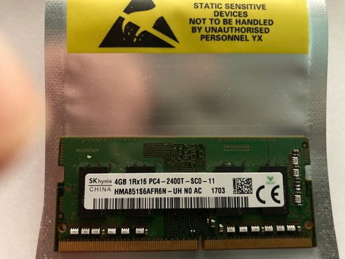 SK hynix 4GB DDR4 2400T CL22  SO-DIMM PC4-2400 SC0 Notebook, Laptop 903946-001