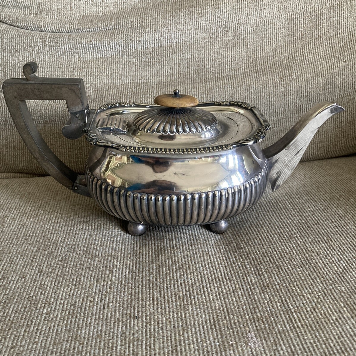 Antique Edwardian Tea William Hutton Sons WMH&S Silver