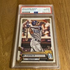 2022 Topps Gypsy Queen WANDER FRANCO Tampa Bay Rays Rookie #299 PSA 10