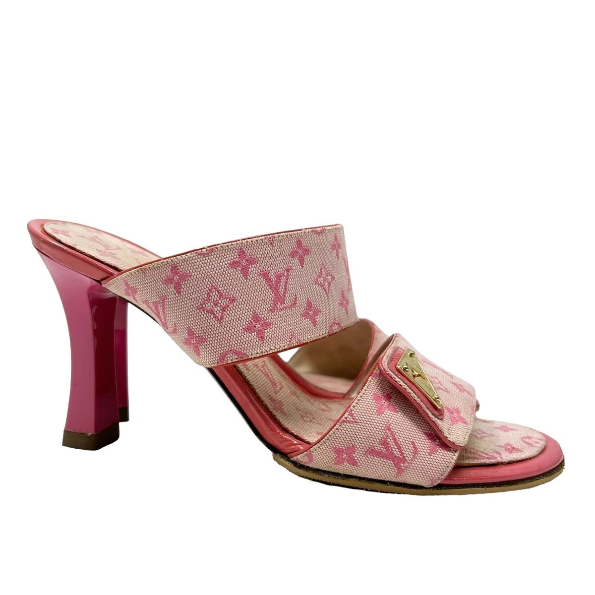 Louis vuitton pink heels on sale