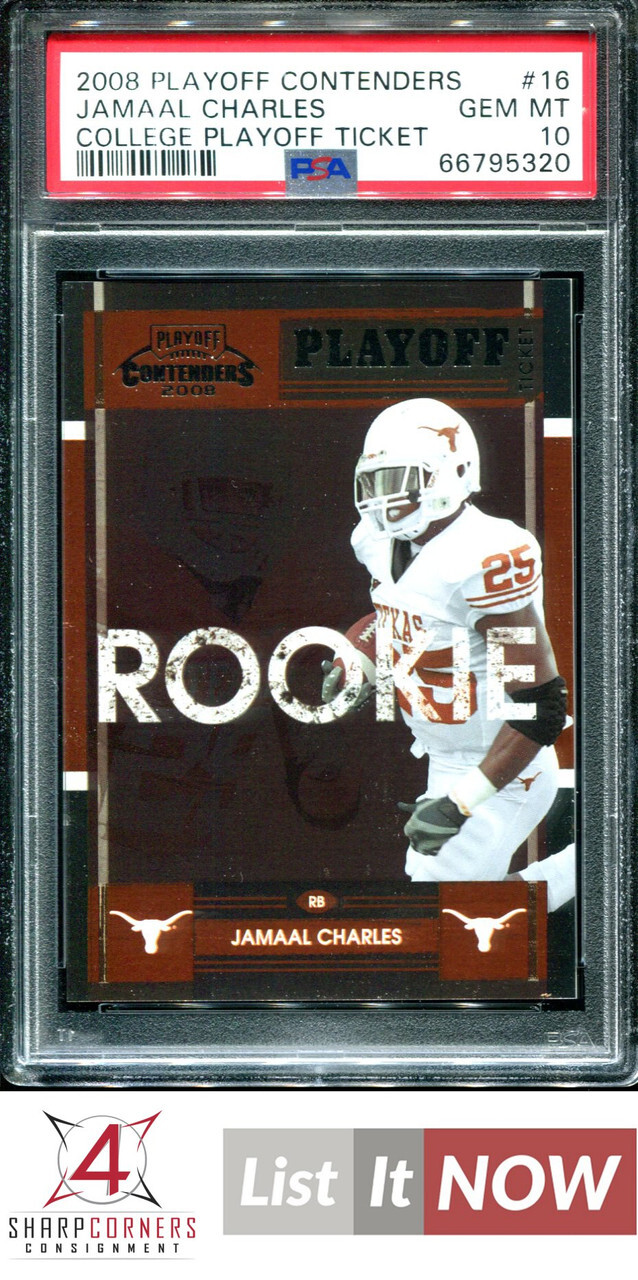 Jamaal Charles Playoff Contenders College Playoff Ticket #16 Base