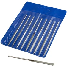 Quality Diamond Mini Needle File Set 100mm Jewelry Hobby Craft Metal 10 Pcs