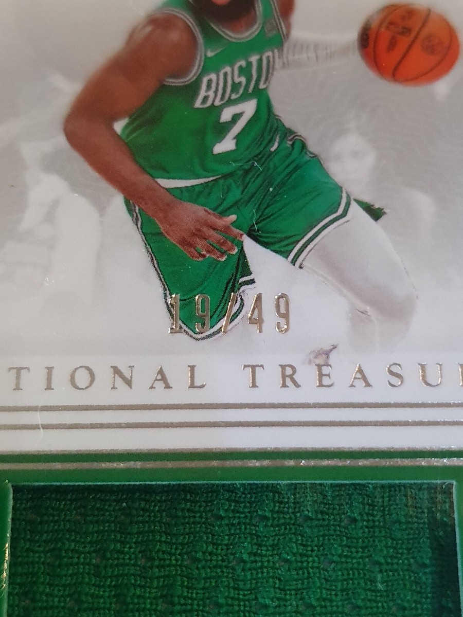 2023 Panini National Treasures Jaylen Brown #PATCH 19/49 Game Worn