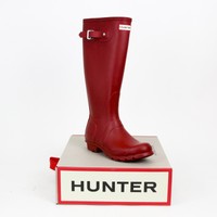 Hunter Women's Original Tall Rain Boots Military Red 5 on sale Hunter Women's Original Tall Rain Boots Military Red 5 on sale