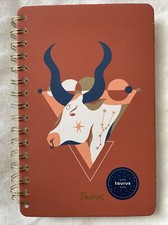 Brand New Hard Cover- Spiral Taurus Journal - Writing Book