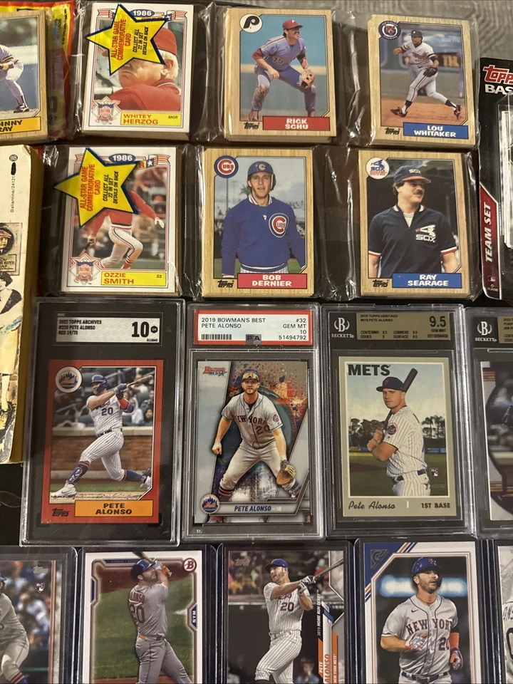 Enorme Lote de Beisebol Classificado Pete Alonso RC, Aaron Judge, Pacotes Selados, 1 de 1, P - Imagem 2 de 4