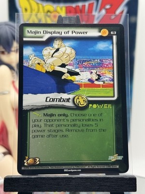 Dragon Ball Z CCG Majin Display of Power 63 World Games Saga UE Uncommon!