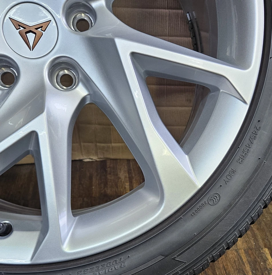 1 llanta de aluminio original Cupra Formentor 18 pulgadas 8x18 ET40 5FF601025C, 245/45 R18 5mm - Imagen 4 de 4