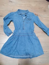 Süßes Jeanskleid Tchibo Kids Gr. 122/128 langarm blau