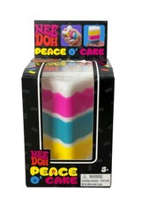 Authentic NeeDoh Peace O' Cake Sensory Squeeze Toy Stress Relief Fidget Toy