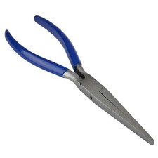 Long Flat Nose Jewellers Pliers with Plastic Covered Handles 175mm - TP15