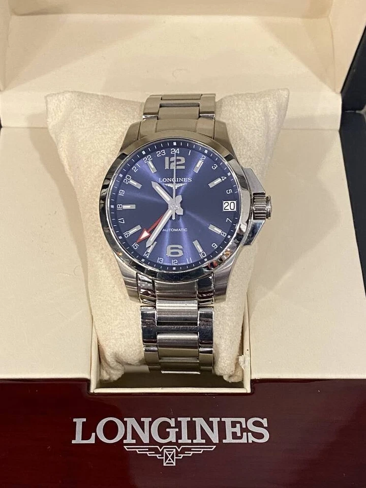 Longines Conquest 41mm Automatic GMT Stainless SPB-MS 321495 - Image 3 of 4