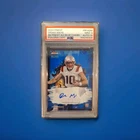 2024 Topps Finest - RC Autographs Drake Maye #RFA-DM Blue 96/99 PSA 9 AUTO 10