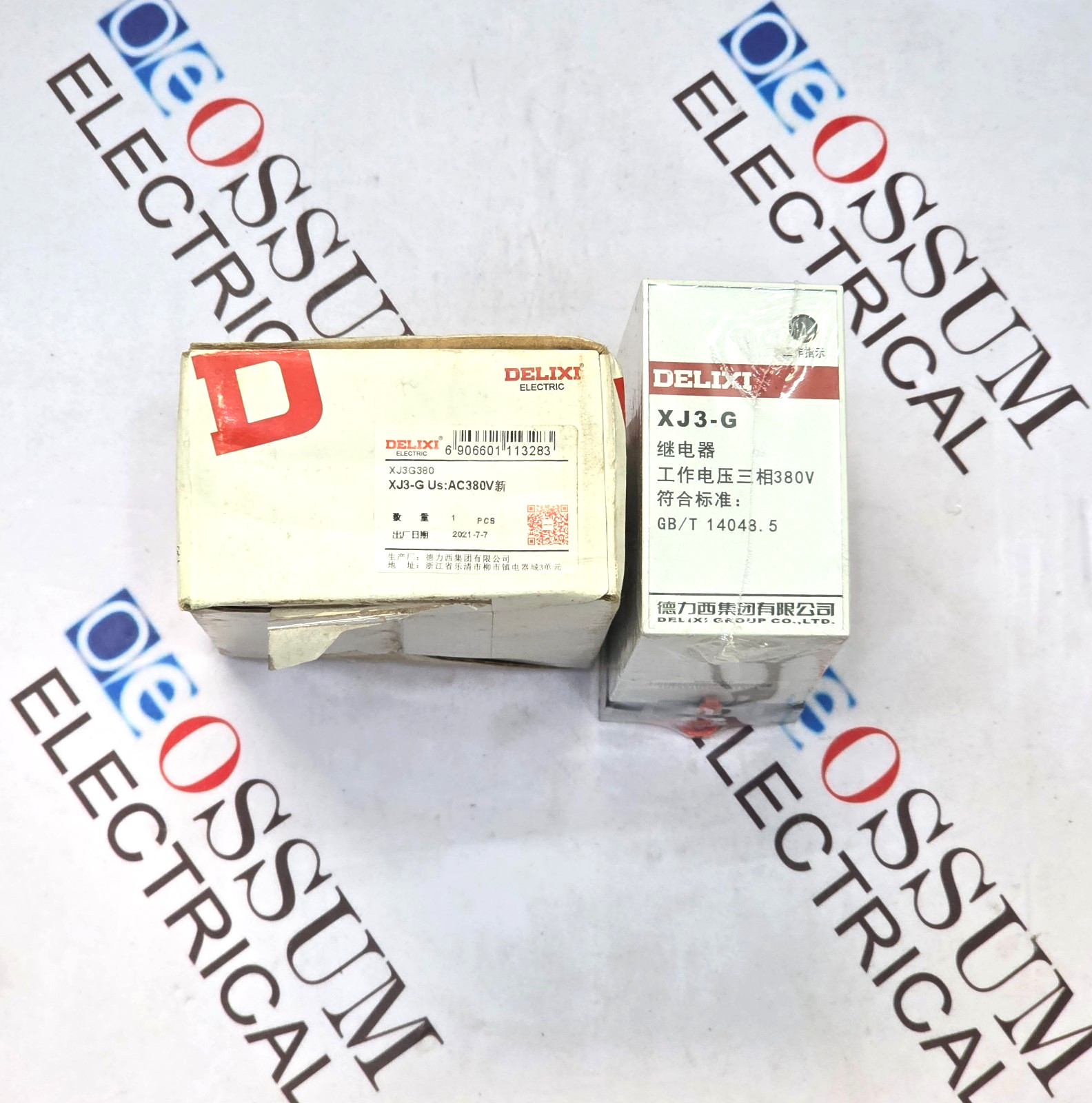 DELIXI ELECTRIC XJ3 XJ3G380 OVERVOLTAGE PROTECTION RELAY 380VAC