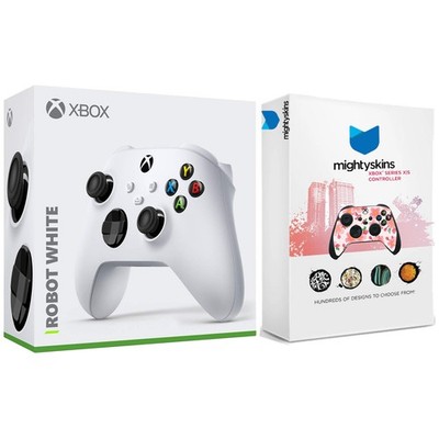 Xbox Wireless Controller with MightySkins Code - Robot White