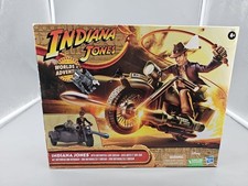 Hasbro Indiana Jones Worlds of Adventure Action Figure w/ Motorcycle & Sidecar