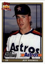 2018 Topps Archives #4T Jeff Bagwell Topps Rookie History