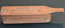 Vintage Lynch's World Champion Turkey Caller Model 102 1958 Liberty Miss