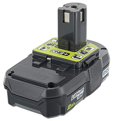 #ad RYOBI P190 2.0 AMP HOUR COMPACT 18V LITHIUM ION BATTERY BLACK WHITE $32.33