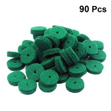 90Pcs Felt Piano Washers Keyboard Balance Rail Repair Parts Green