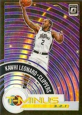 Kawhi Leonard 2020-21 Donruss Optic - T-Minus Purple - Los Angeles Clippers