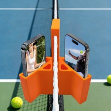 Tennis Net Phone Holder Clip-On Phone Mount Clamp-On Tennis Net Phone Holder
