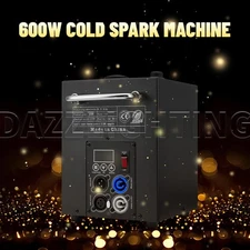 PAIDUN 600W Cold Spark Machine DMX Sparkler Stage Effect DJ Event Party Wedding