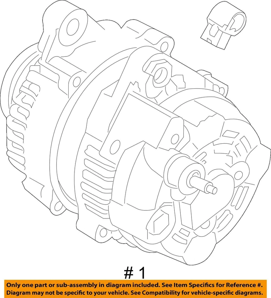 Alternator Fits 17-20 CADENZA 731353 - Image 4 of 4