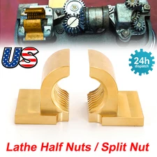Brass Nut For Atlas / Craftsman 10F-12 10" & 12" Lathe Half Nuts / Split Nut *2