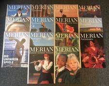 14 vintage Merian Hefte Reiseführer Städte und Länder alle original 90er Jahre