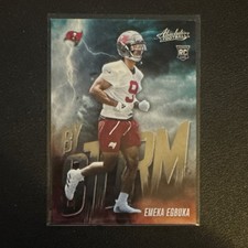 2025 Panini Absolute By Storm Emeka Egbuka #4 Rookie Tampa Bay Buccaneers