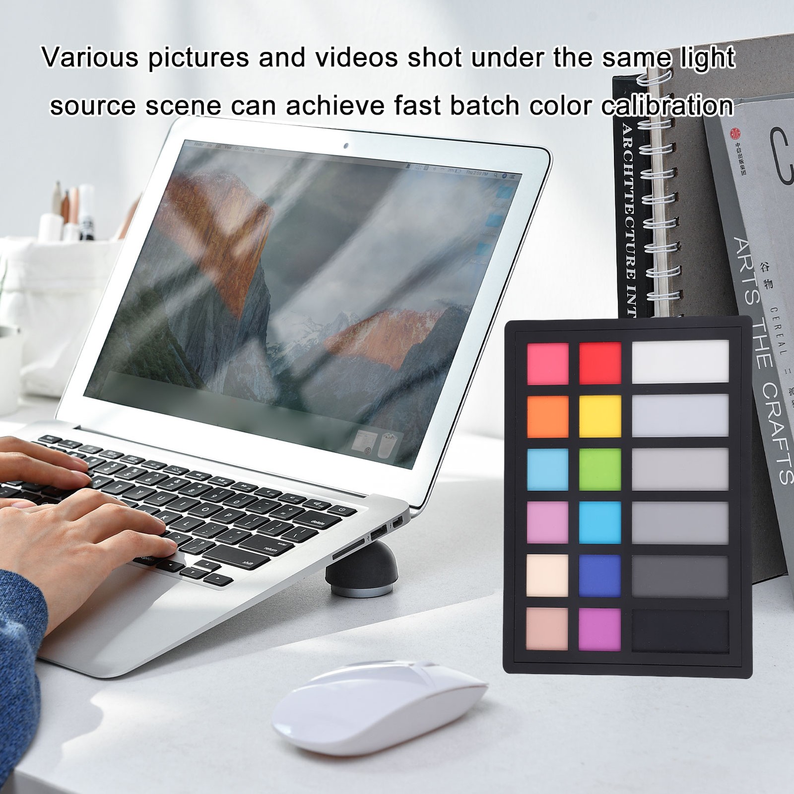 ༝Color Calibration Card Camera 18 Color Correction Charts For Digital