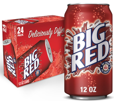 #ad Big Red Soda Pop 12 fl oz 24 Pack Cans Free Shipping $29.99