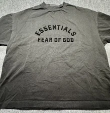 Fear Of God Essentials Shirt Mens Medium Graphic Sweatshirt Streetwear Casual