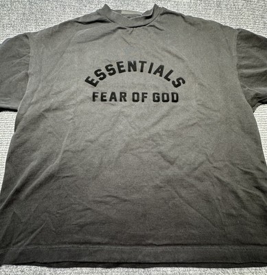 Fear Of God Essentials Shirt Mens Medium Graphic Sweatshirt Streetwear Casual
