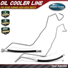 2Pcs Automatic Transmission Oil Cooler Line for Dodge Durango 2002-2003 Dakota