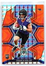 Charlie Kolar 2022 Panini Mosaic Reactive Orange #363