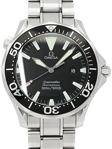 GEBRAUCHTE OMEGA Seamaster Professional 300M 2264.50 schwarz Herrenuhr #41518