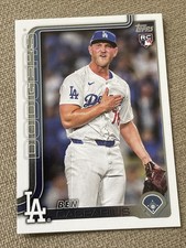 2025 Topps Series 2 #384 Ben Casparius (RC) - Los Angeles Dodgers S3982*