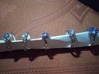 9 With Various Stones Set Of Fashion Rings Size