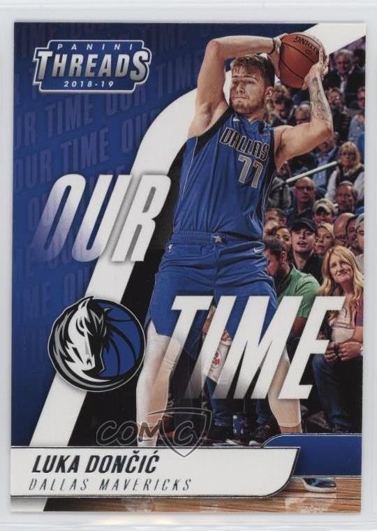 2018-19 Panini Threads Our Time Luka Doncic #15 Rookie RC