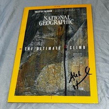 Alex Honnold Signed National Geographic Magazine The Ultimate Climb With Proof
